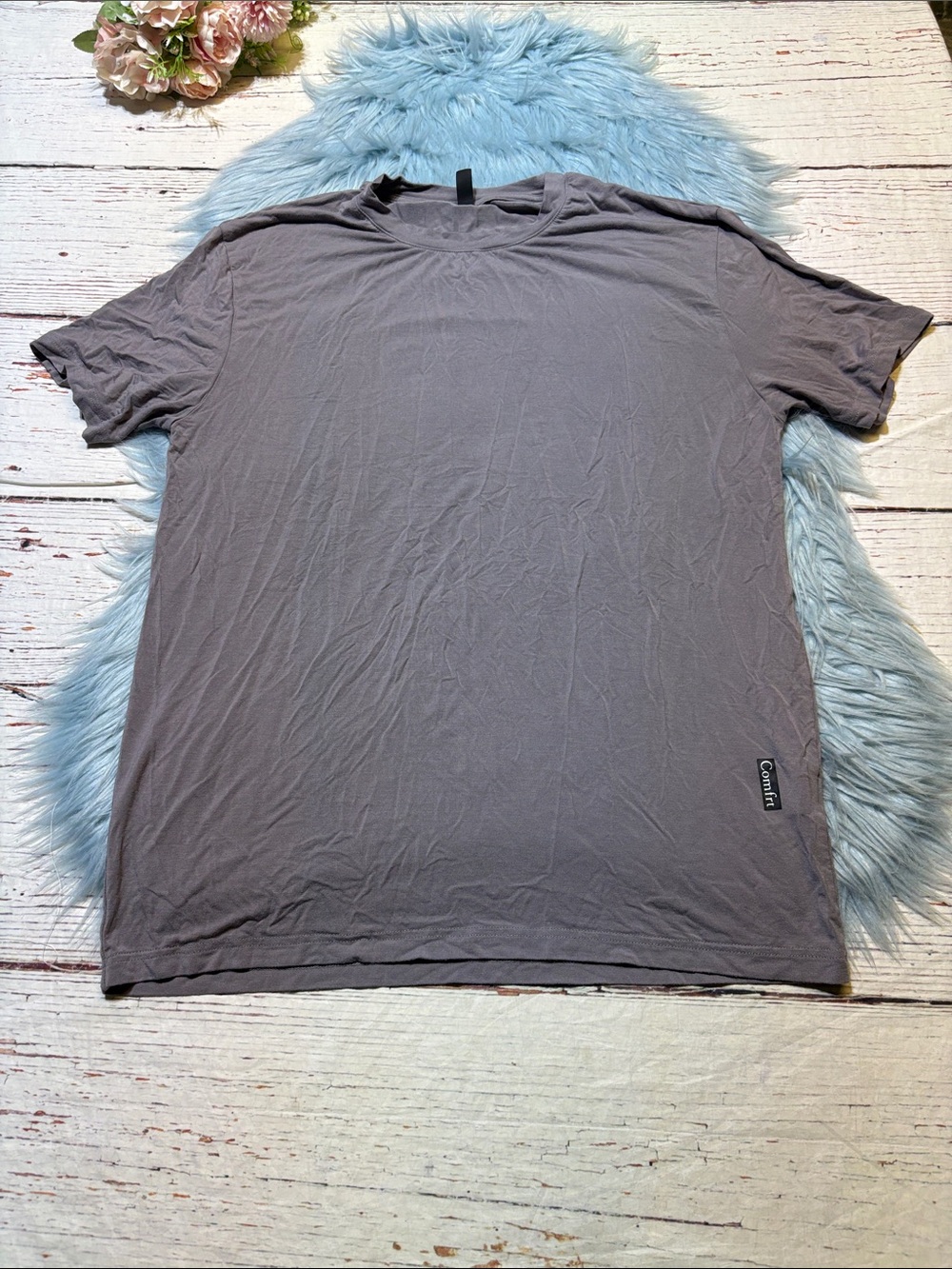 Comfrt Cloud Lounge Tee Unisex in Sky Sz M